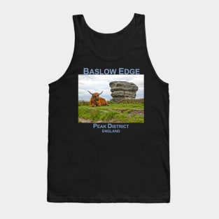 Highland Cattle on Baslow Edge, Peak District, Derbyshire Tank Top